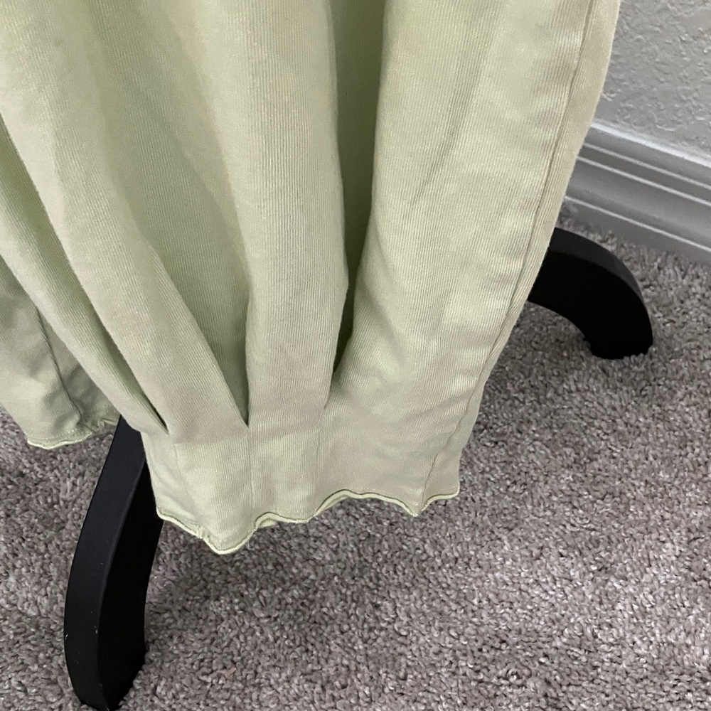 Free People Light Sage Green Wide-Leg Jumpsuitfree people fit L-XL - Picture 2 of 4